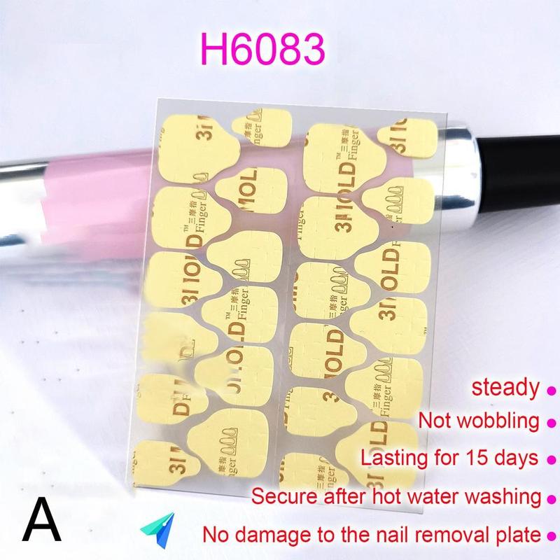New Jelly Glue Nail Double-sided Adhesive Film Yellow Paste Fake Nail Jelly Glue Adhesive Glue F4H9 8