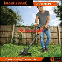 Gambar Black + Decker Mesin Potong Rumput Senar Baterai Cordless String Grass Trimmer STC1820EPCF-B1 dari Vins Teknik Bekasi Kota Bekasi 5 Tokopedia