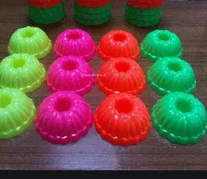 Murah 24 Pcs Cetakan Putu Ayu Bulat / 2 lusin Cetakan Puding/Cetakan Kue Kukus isi Pcs Warna Varian