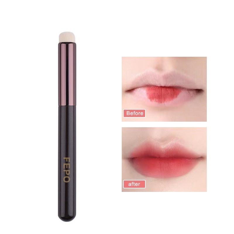 Cọ Tán Son Môi Đầu Tròn Siêu Mịn, Cọ Trang Điểm Giúp Tán Son Không Lem, Khó Trôi 88824  Nữ