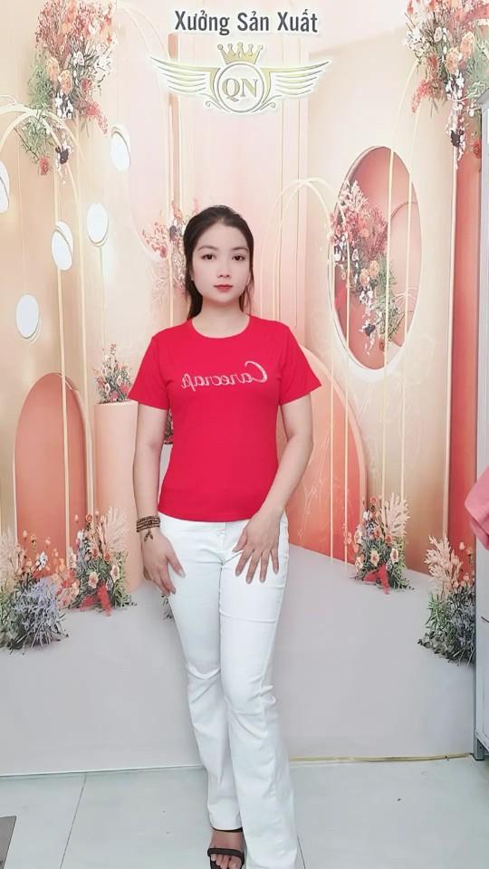 Product Introduction of Áo Thun Nữ. QN.161 Fom Carotop. Cotton Thái Co Giãn Bốn Chiều.Mềm Mịn Mát.Thấm Hút Mồ hôi ạ Cổ Tròn Women 16