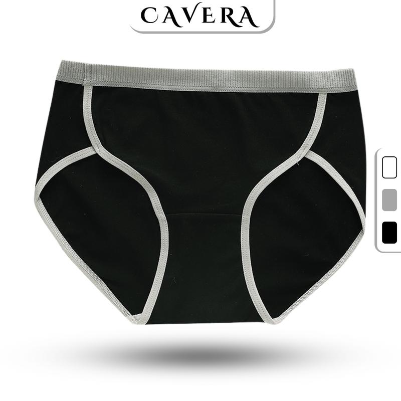 Quần lót nữ Cotton cạp vừa đáy may kháng khuẩn siu thoáng siu xinh Cavera L3278 Women Voi 0