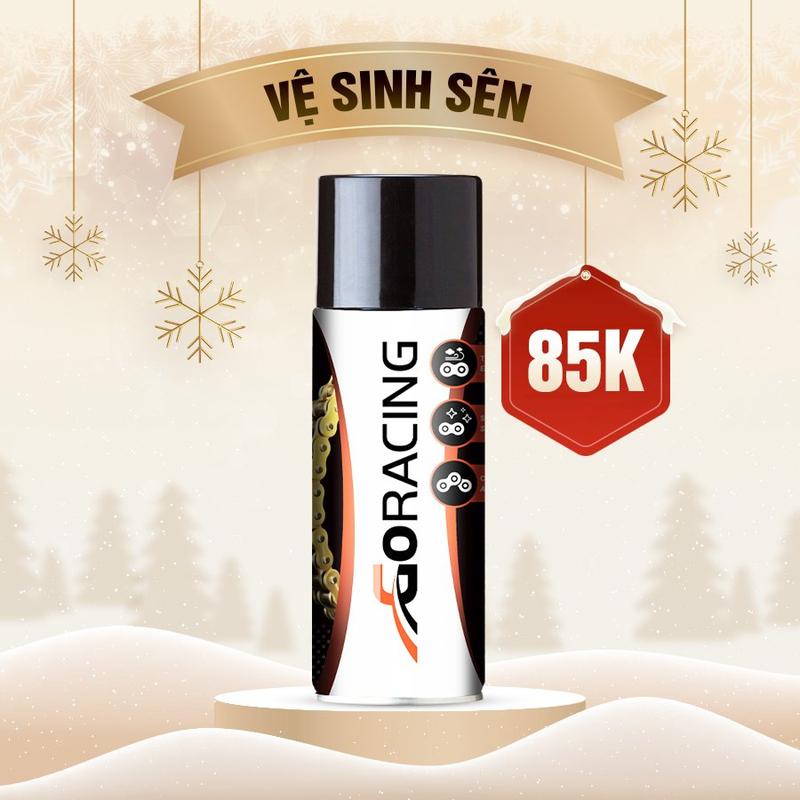 Chai xịt vệ sinh sên GoRacing dùng cho sên thường và sên phốt 340002