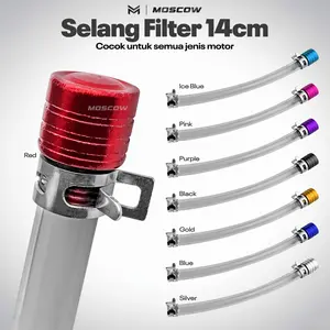 SELANG MINYAK REM SUGEST HRC FRUID TUBE Selang PENGGANTI TABUNG MINYAK REM UNIVERSAL SEMUA MOTOR VIXION CBR NINJA R15 SATRIAFU MXKING DAN LAIN Selang Sugest HRC Fluid Tube atau pengganti tabung minyak rem Selang TONJOKAN MASTER REM