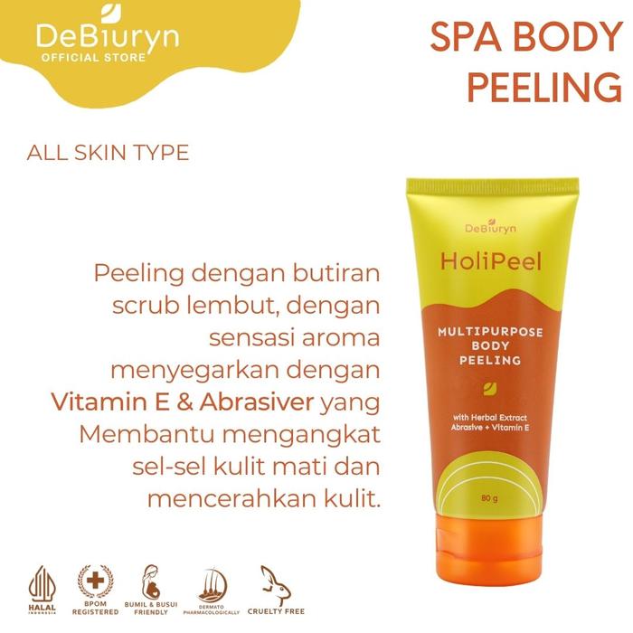 Gambar DeBiuryn Holi Peel 80gr - Body Peeling Cream - Body Peeling dari Debiuryn Kota Semarang Tokopedia