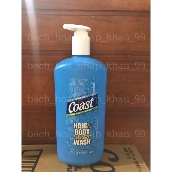 Sữa tắm gội Coast Hair & Body 946ml Dưỡng Body Dưỡng Da Body