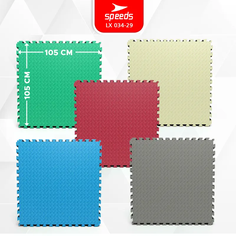SPEEDS Matras Takewondo Tebal Bela Diri Eva Puzzle Karate Mat 5cm Muaythai Karate Matras Evamat Bela 034-29 5