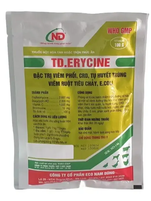 Sản phẩm Erycine 4 trong 1 100g/gói