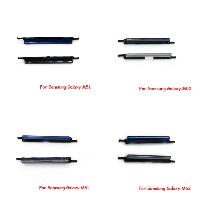 Phím nút bên cho Samsung Galaxy , M51, M52, M61, M62, M21S, M30, M31, bật và tắt nguồn, tăng âm lượng, giảm âm lượng