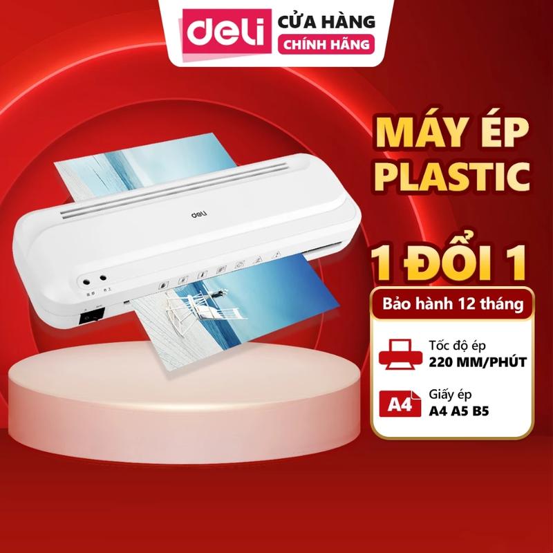 Máy Ép Plastic DELI Khổ A3 A4, Máy Ép Nhiệt Nhựa Dẻo, Máy Cán Màng Ảnh, Tài Liệu, Bằng Khen, Posters