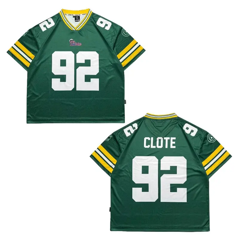 Clote Kaos Jersey Boxy Oversize Unisex Pria Wanita - 92 Sport Baju Streetwear / Retro / Vintage / Music / NFL / Rugby / Y2K / Korea / Jersey Cewek / Band / Set Murah / Daily Outfit / Dry Fit / Clote / RZQ 0