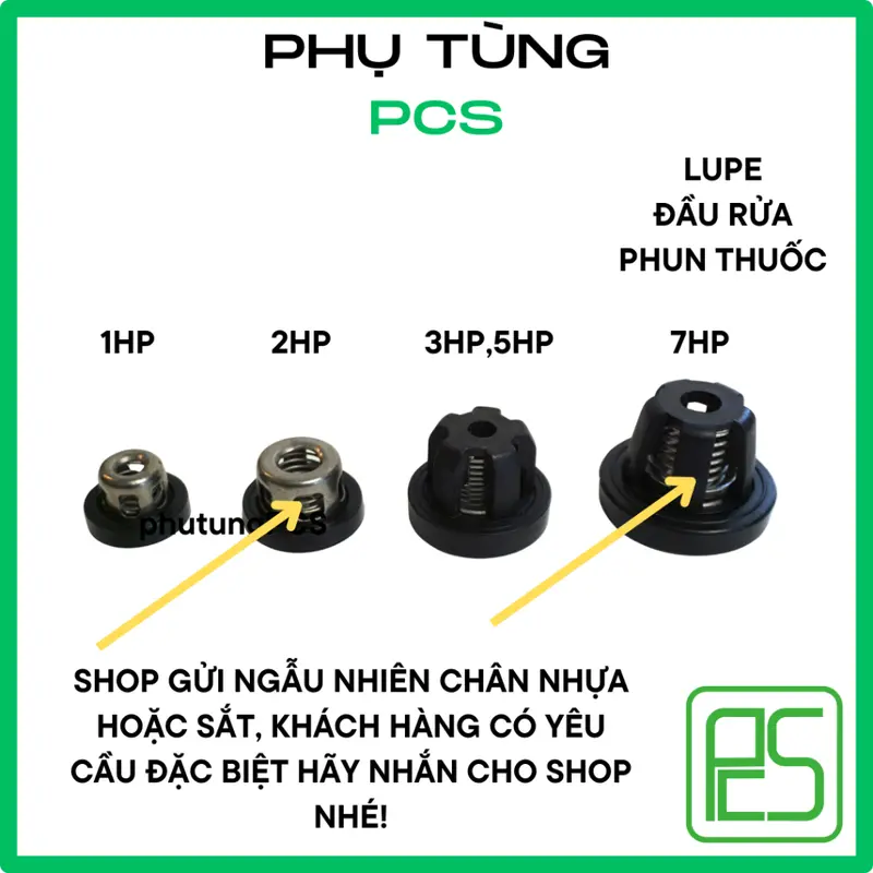 Luppe Dùng Cho Đầu Xịt Rửa Xe, Phun Thuốc 1HP 2HP 3HP 5HP 7HP - Chất Lượng Cao, Độ Bền Tốt 1
