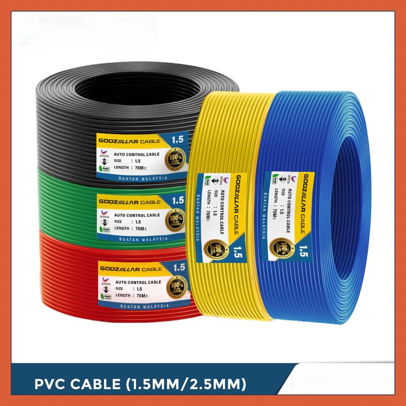 【HOT SALE】 PVC Insulated Auto Control Cable 1.5mm / 2.5mm - Durable ...