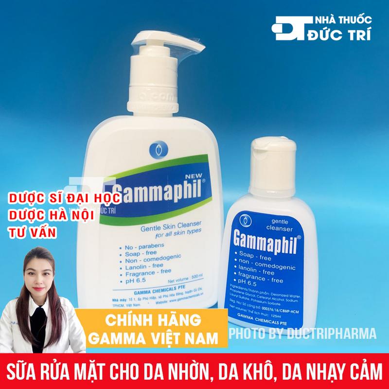 Sữa rửa mặt Gammaphil [125ml/500ml]. Dịu nhẹ phù hợp cho mọi loại da