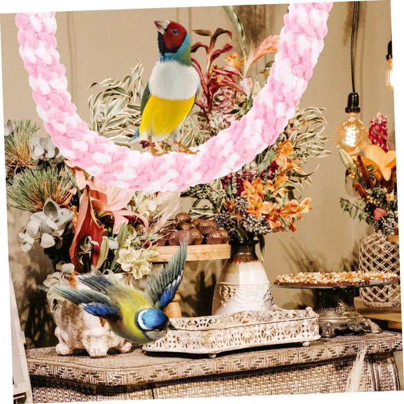 Product Introduction of HG 1PC Totority Hammock Swing Ferret Toys Sugar Glider Toys, Hamster Toy Cage Rat Rope Toy Sugar Glider Toy Bird Rope Perch Swing Toy for Climbing/Exercising Hammock Swing Ferret Toys 17