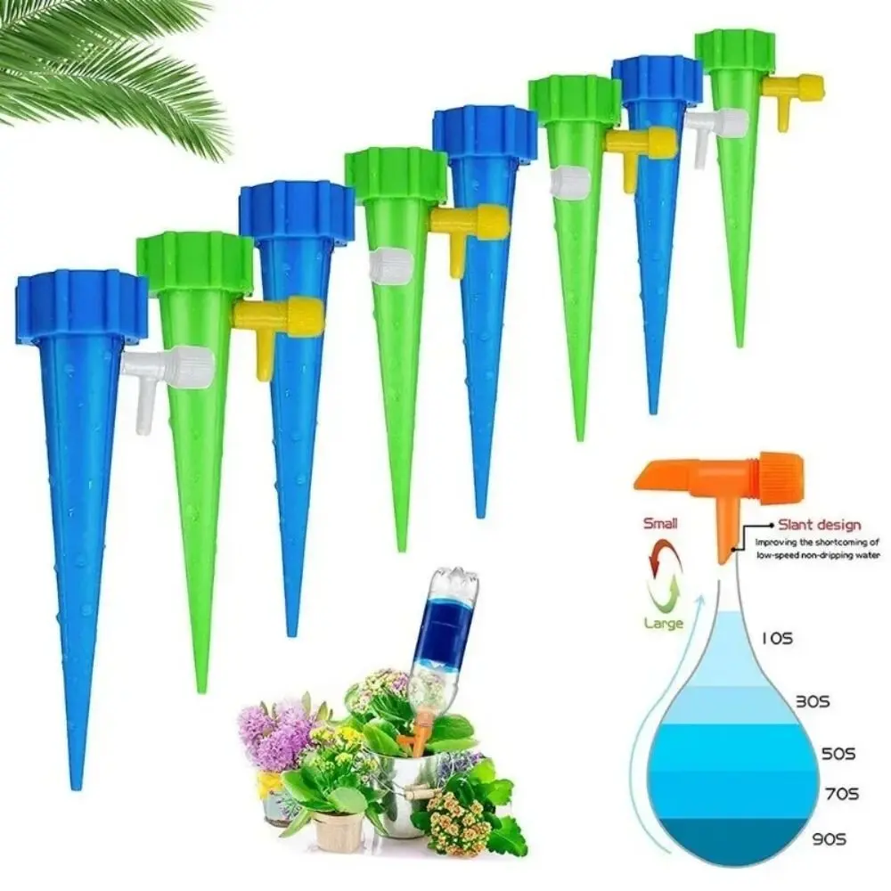 1/4 Pcs New Garden Sprinkler system Automatic Watering Device Adjustable Irrigation System Garden Sprinklers Houseplant Garden Supplies Plant Watering Device