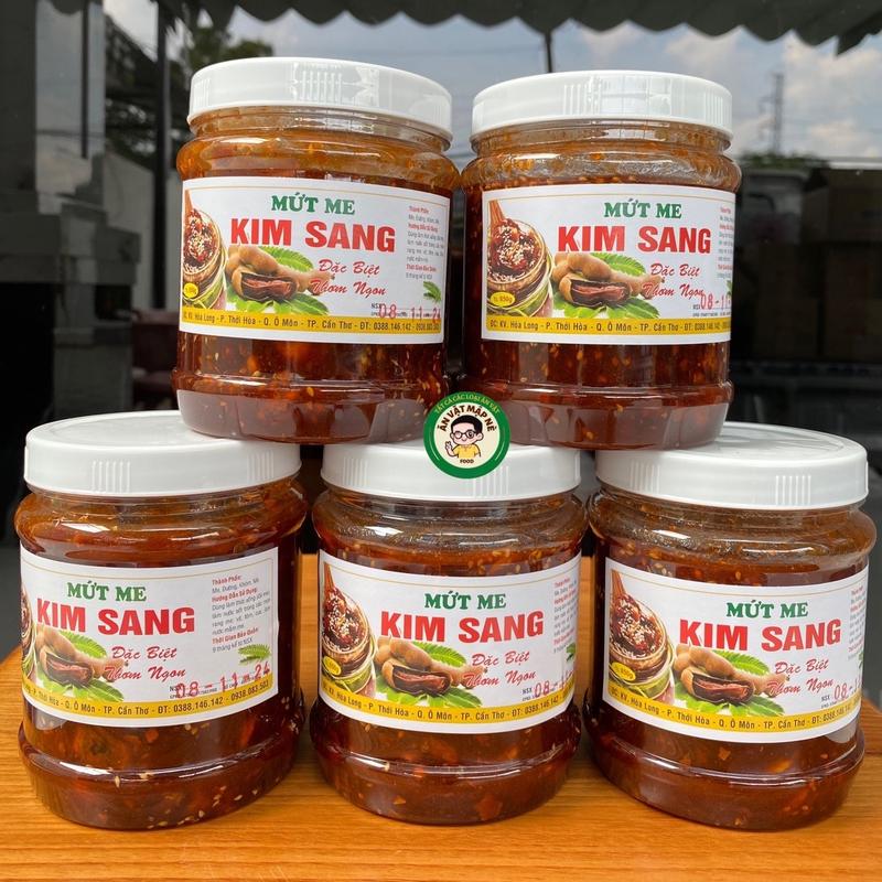 COMBO 5 Hủ Mứt Me Rim Khóm Thơm Ngon Hủ 850G Đá Me