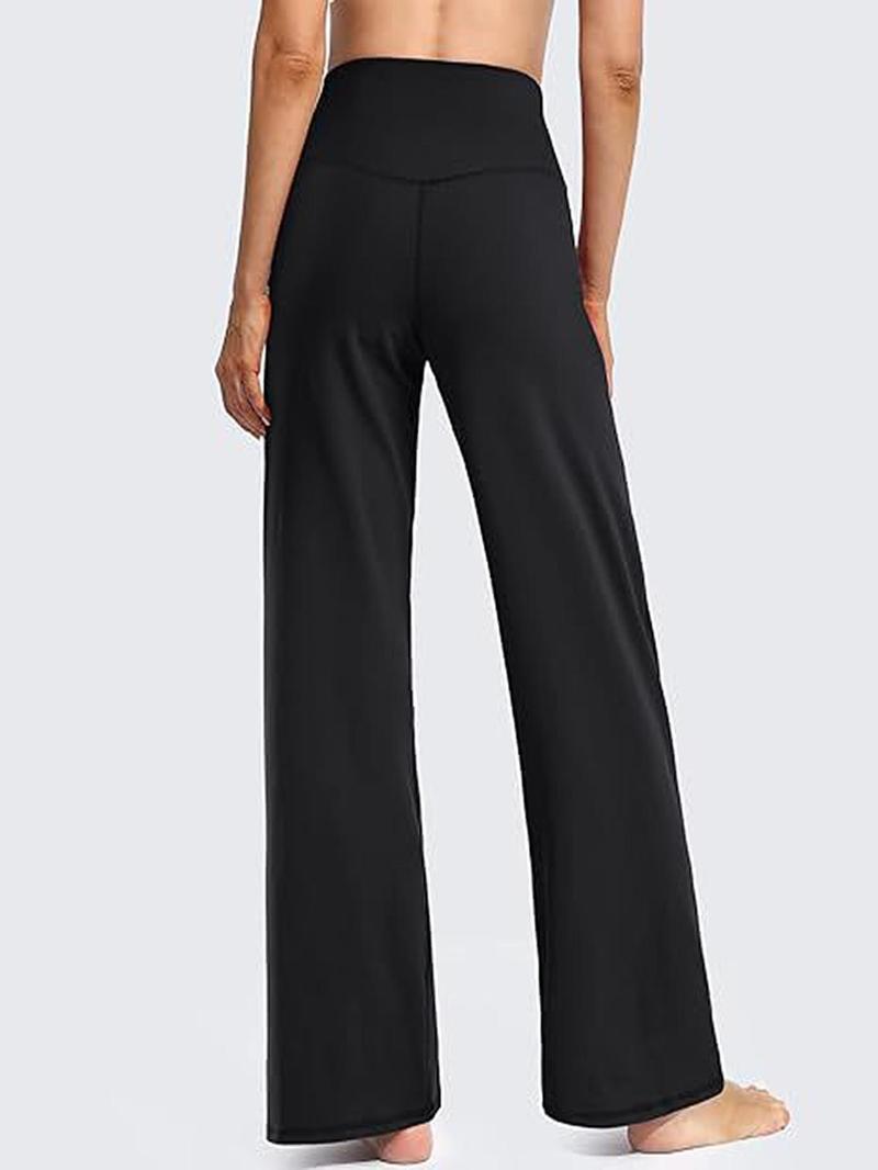 Product Introduction of Women's Solid High Waist Pocket Sports Joggers, Casual Comfy High Stretch Straight Leg Jogger Pants for Yoga Gym Workout Running, Ladies Sportswear for All Seasons 9