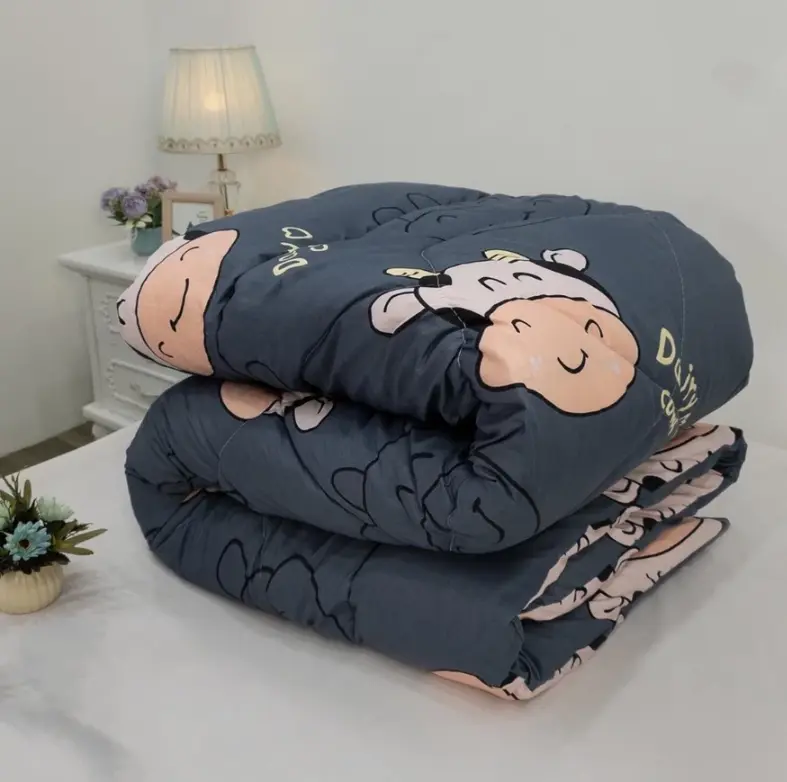 Chăn Phao cotton poly trần bông dày dặn da dạng kích thước M8 x 2M 2