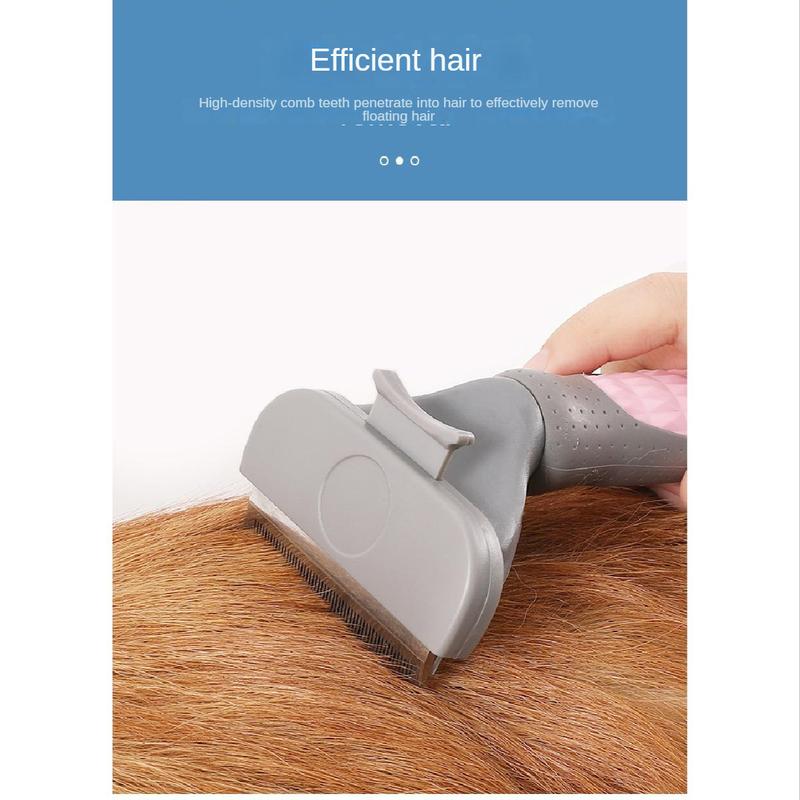 Pet Removal Hair Comb Cat Hair Removal Knife Pet Grooming Comb Hair Comb Dogs and Cats Hair Trimmer Knot Opening Knife Golden Retriever Hair Removal Knife Make your pet's hair nature.Silky and Healthy! 2