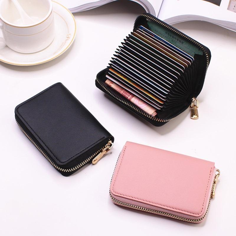 Product Introduction of FreeHummingbird #  PU Function 24 Bits Card Case Business Card Holder Men Women Credit Passport Card Bag ID Passport Card Wallet 36