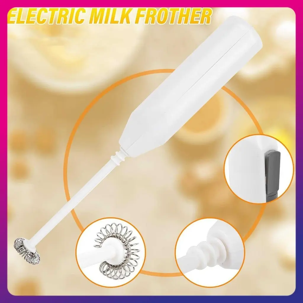 One Two Cups Hand Mixer Mini Pengocok Telur Kopi Milk Frother Battery - 16310 Stainless Baterai