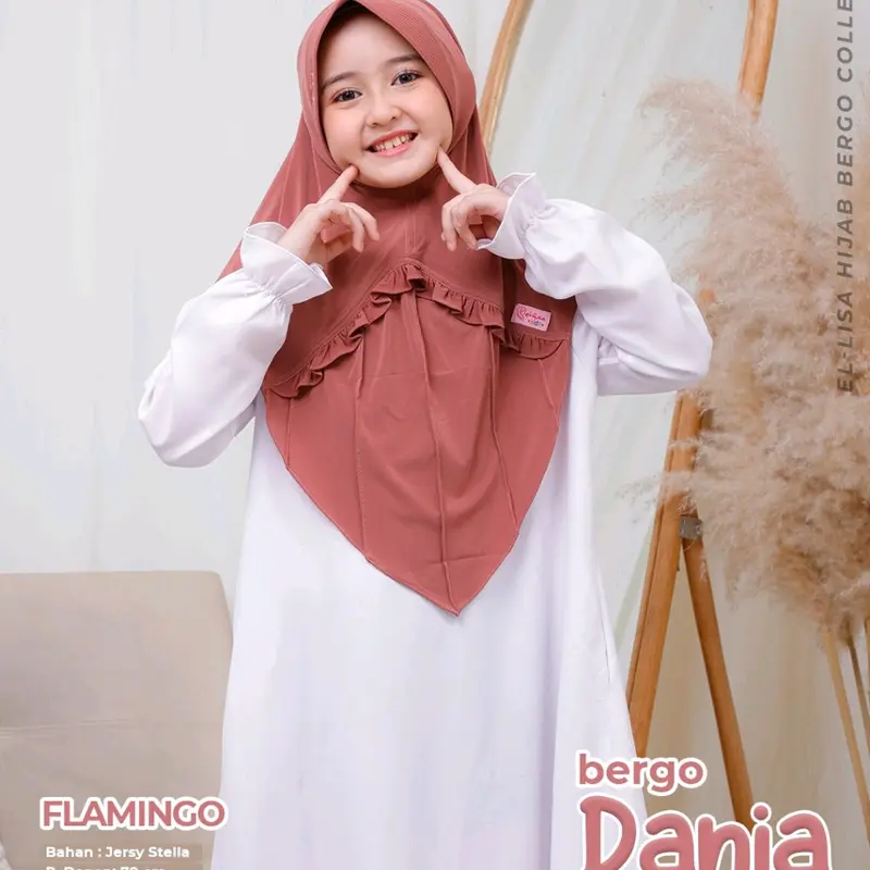 bergo Dania kids Anak Jilbab Muslim 1