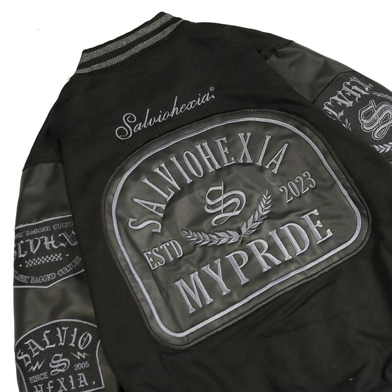 Salvio Hexia Varsity Jacket Black My Pride 1