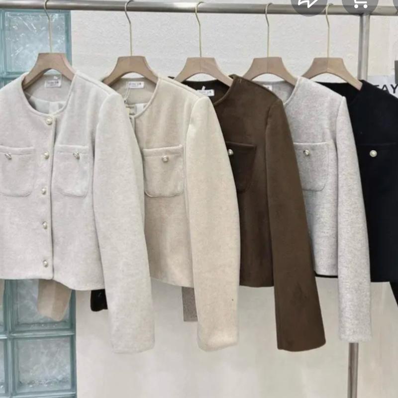 Áo dạ tiêu Nữ khuy đồng Samhyewear