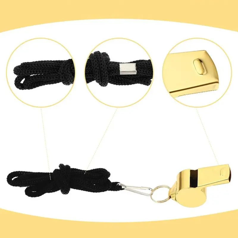 Còi Cảnh Sát Cao Độ Cao, Làm Bằng Thép Không Gỉ 304, Thích Hợp Cho Chỉ Huy Hoang Dã Và Trọng Tài, Có Cổ Z0Z0 6