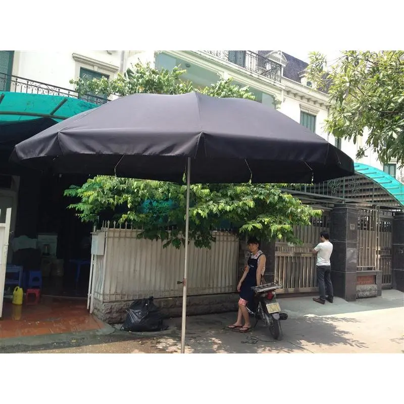 Ô dù che nắng chính tâm tròn 3 kích thước đường kính 2,4m đường kính 3m, đường kính 3m5 (vải dù chống nước cao cấp chưa có chân đế) 2