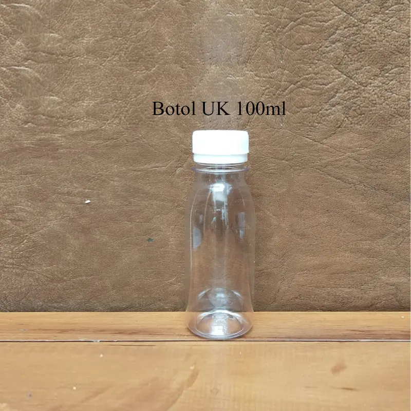Botol Kosong Air Zam-Zam Bahan Plastik Bulat Ukuran 30ml/60ml/80ml/100ml 1Pack Isi 25 Pcs Free Packing Bubble Wrap 2