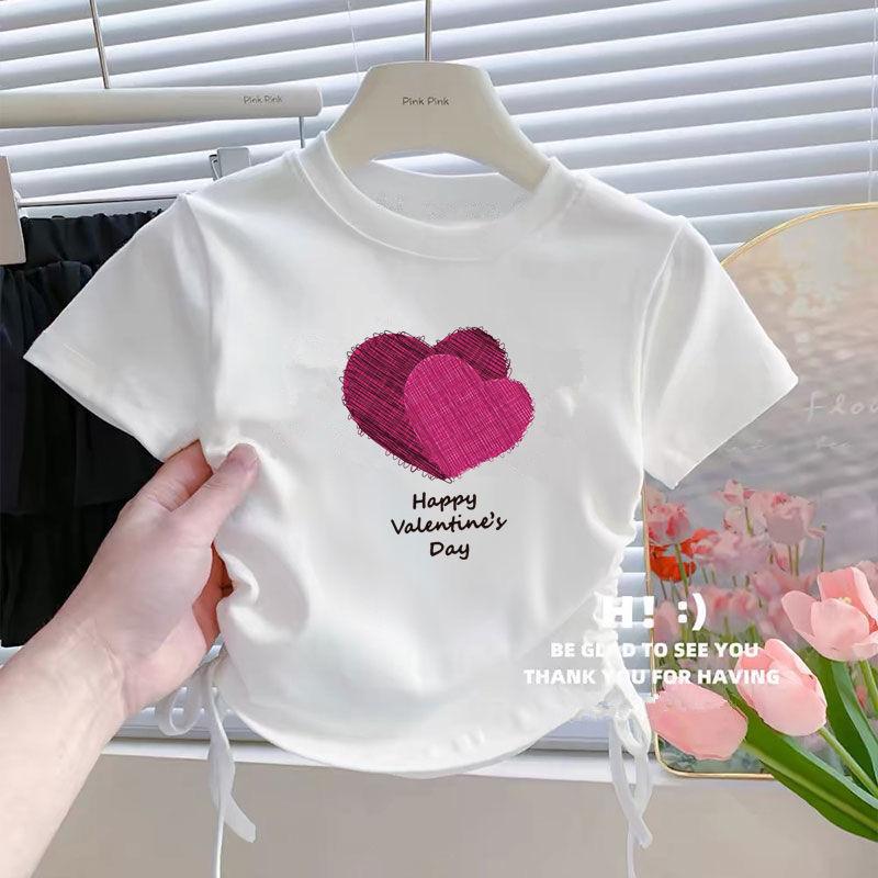 Product Introduction of Áo Phông ngắn Tay Áo, Cho Bé Gái Trẻ Trung Và Nhỏ Hàng Mới Về Mùa Hè, Áo Phong Cách Công Chúa Thường Ngày Cho Em Bé Và Trẻ Em, Tay Lửng Dây Rút, Thời Trang 26