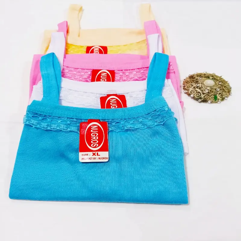 6 Pcs Singlet Anak Perempuan, Kaos Dalam Anak cewek Kaos Singlet anak, daleman anak Perempuan, Fashion Anak 3