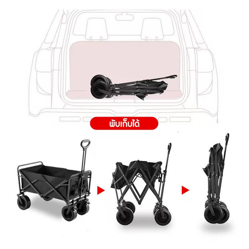 Product Introduction of รถเข็นอเนกประสงค์พับได้ รถเข็นcamping รถเข็นพกพา 13