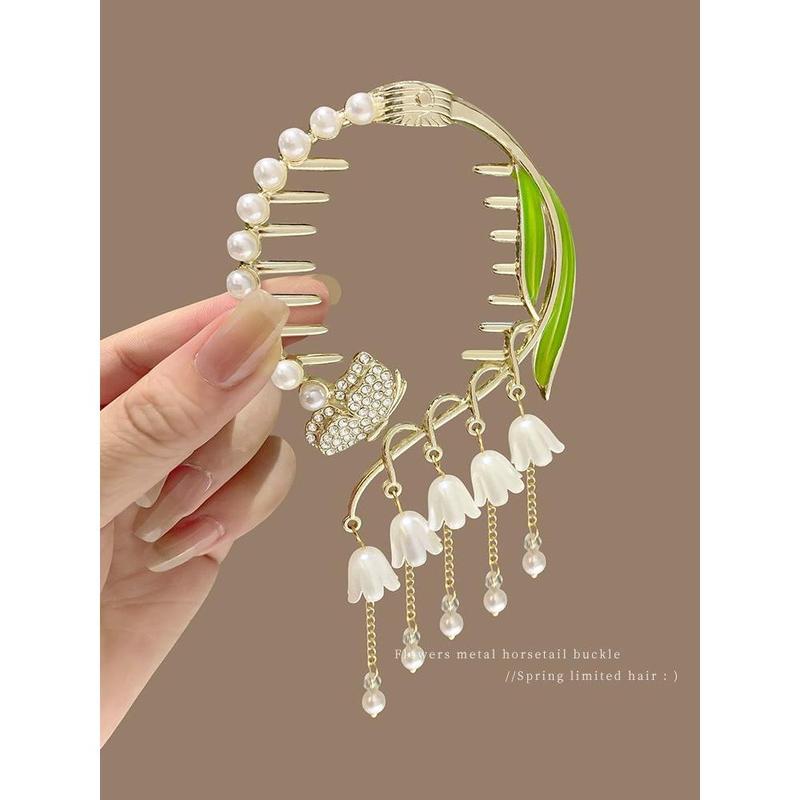 Kẹp Tóc, Mặt Hàng Bán Chạy, Với Thiết Kế Chạm Khắc Rỗng Và Kẹp Cua, Thích Hợp Cho Tóc Trẻ Em, Nhẹ Và Lý Tưởng Để Tạo Mẫu Hàng Ngày Và Ngày Lễ. 3