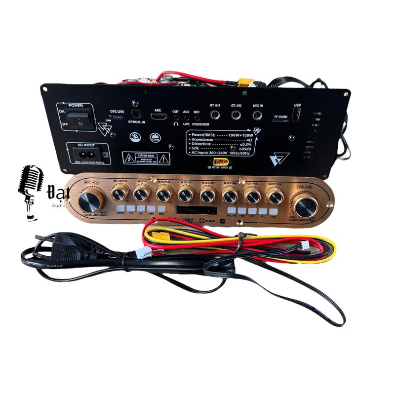 Mạch Loa Kéo V102L Stereo 200w 2 Kênh - Chính Hãng