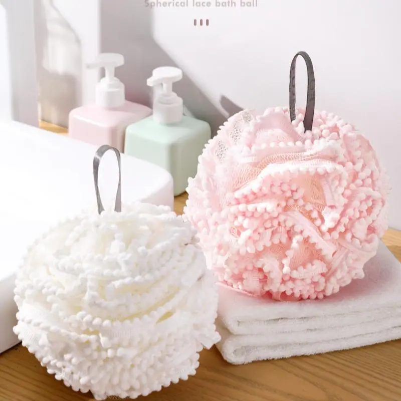 Cute Soft Shower Sponge, 1 Count Keratin Removing Shower Sponge, Essential Bathroom Accessory for Home Use, Personal 7