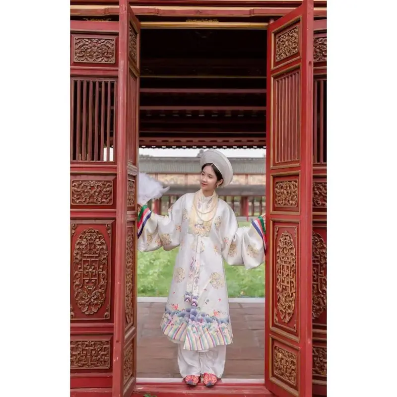 áo nhật bình nữ vải gấm xốp hàng hot trend 2024 7
