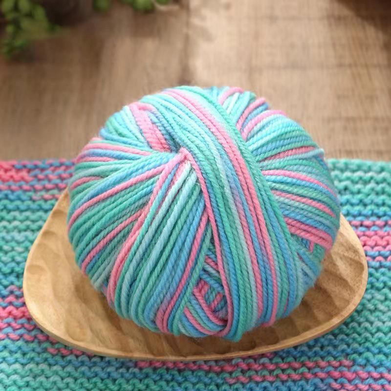 Product Introduction of 50g/Roll Sequin Mohair Yarn Soft Warm Baby Wool Crochet Yarn DIY Handmade Knitting Sweater Shawl Hat Bag Thread Sewing Supplies 18