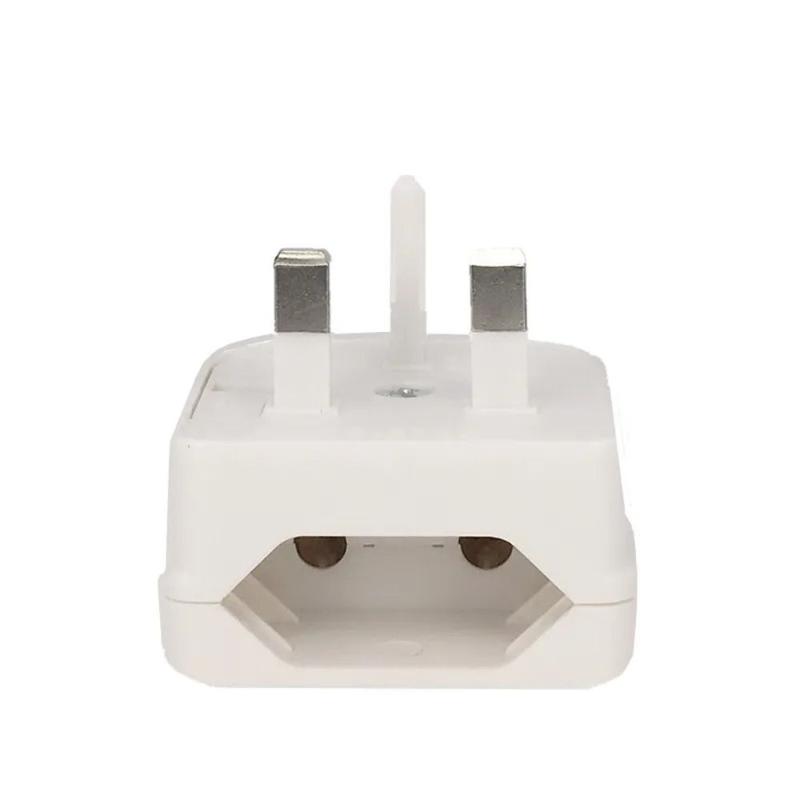 Product Introduction of 2024 2 Pin to 3 Pin EU to UK Power Socket Portable PC Plug Converter 250v Charger Travel 17