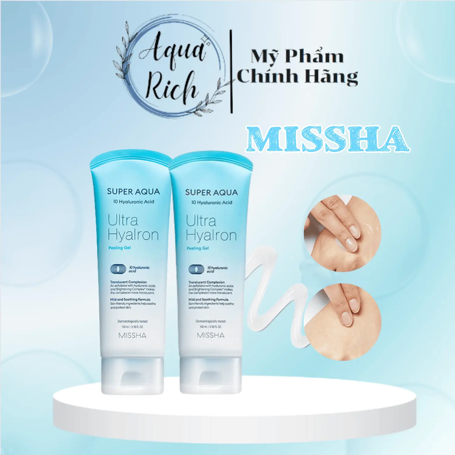 Tẩy Tế Bào Chết Mặt Super Aqua 100ml Missha Peeling Gel