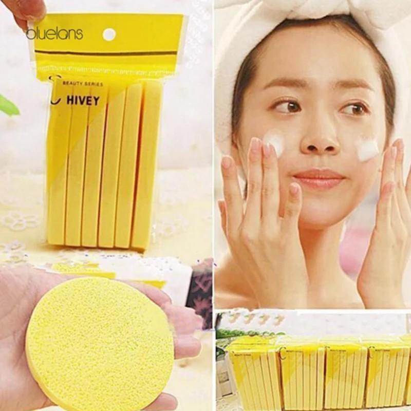 ED - 1 LUSIN 12 BIJI - SPONGE FACIAL STICK / SPONS KENTANG FACIAL / SPONS FACIAL PEMBERSIH MUKA 2