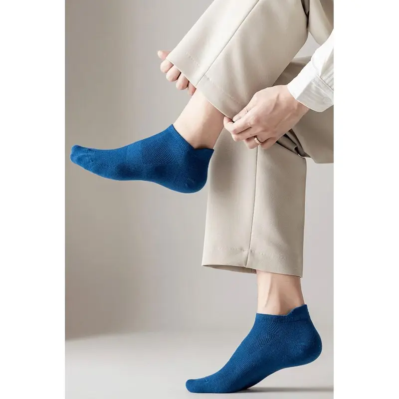Kk109 Kaos Kaki Pendek Pria Colorful Big Size Men Socks 6