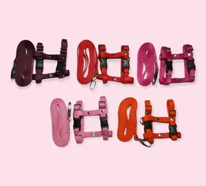 Harness H uk S / XS / XXS Tali Tuntun untuk Kucing, Kelinci, Musang, reptil
