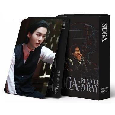 Thẻ Lomo Solo, 60 Cái / hộp, Nhóm Nhạc BTS V và SUGA, Album Đường Đến D-DAY, Thẻ JHOPE SUGA J-HOPE, Kim Tae Hyung Bưu Thiếp, Thiết Kế Bản Thân 6