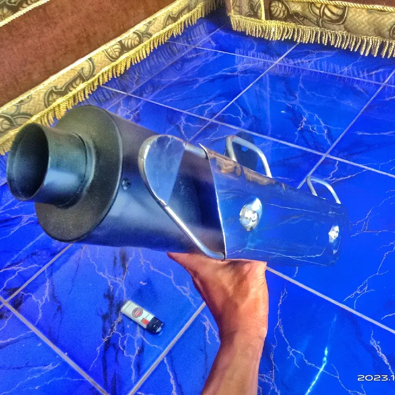 Slincer Knalpot SCORPIO Bobokan Standar Racing Adem Ngebas Anti Tilang Motorcycle knalpot gl ulem ngebas Silincer Tameng Silincer Tameng 6