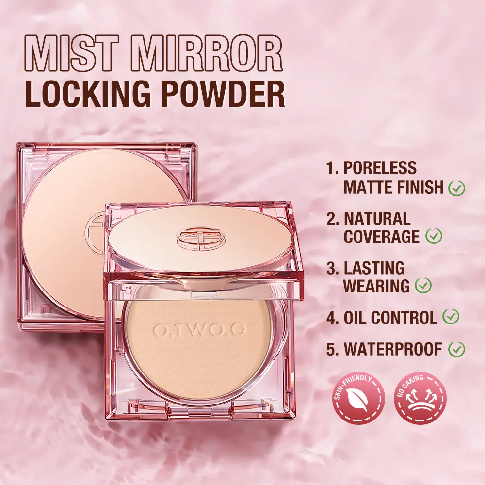 O.TWO.O Honey Powder CakeCoveringCorrectingWet & DryMoisturizingDry PowderFixing Loose Powder Makeup Cosmetic