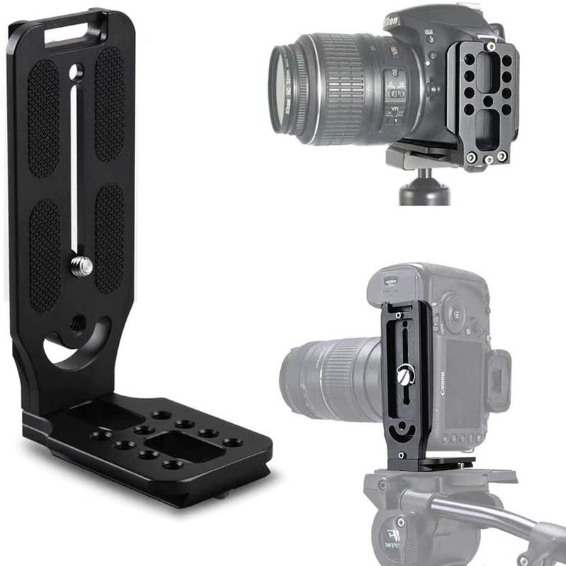 Universal L Plate Bracket for Vertical Shooting & Arca swiss Tripod 0