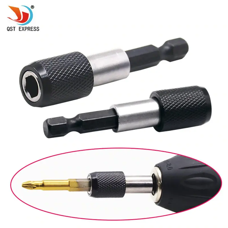 Sambungan Extension Mata Bor Obeng / Chuck Adapter Extender Bor Hexagon Magnetic Shank 1/4 Inch 60mm